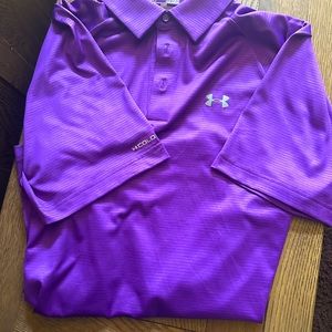 Mens Under Armour Cold gear short sleeve polo Size XL
